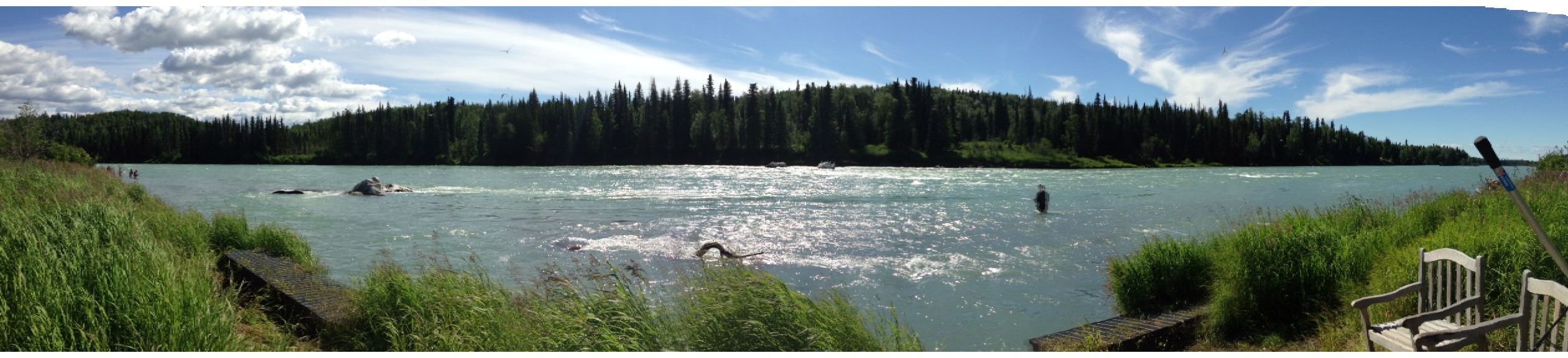 Kenai River summer solstice 2013.