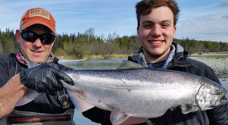 Kasilof King Salmon Mark Glassmaker Alaska Fishing 19