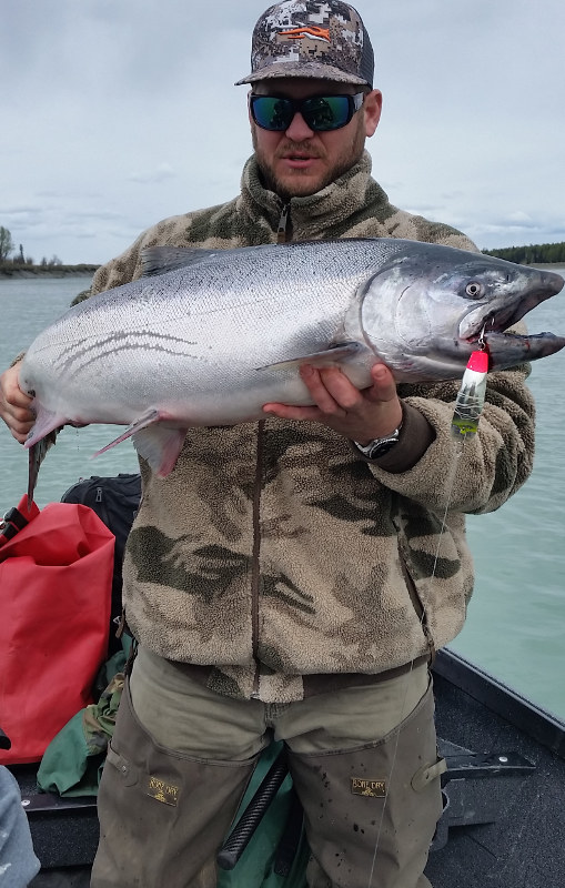 Kasilof King Salmon Mark Glassmaker Alaska Fishing 28