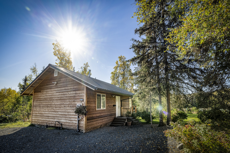 Edgewater One Kenai River Cabin Front View
