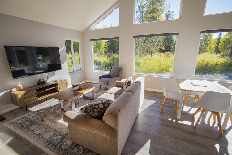 Moose Horn Cabin Living Room