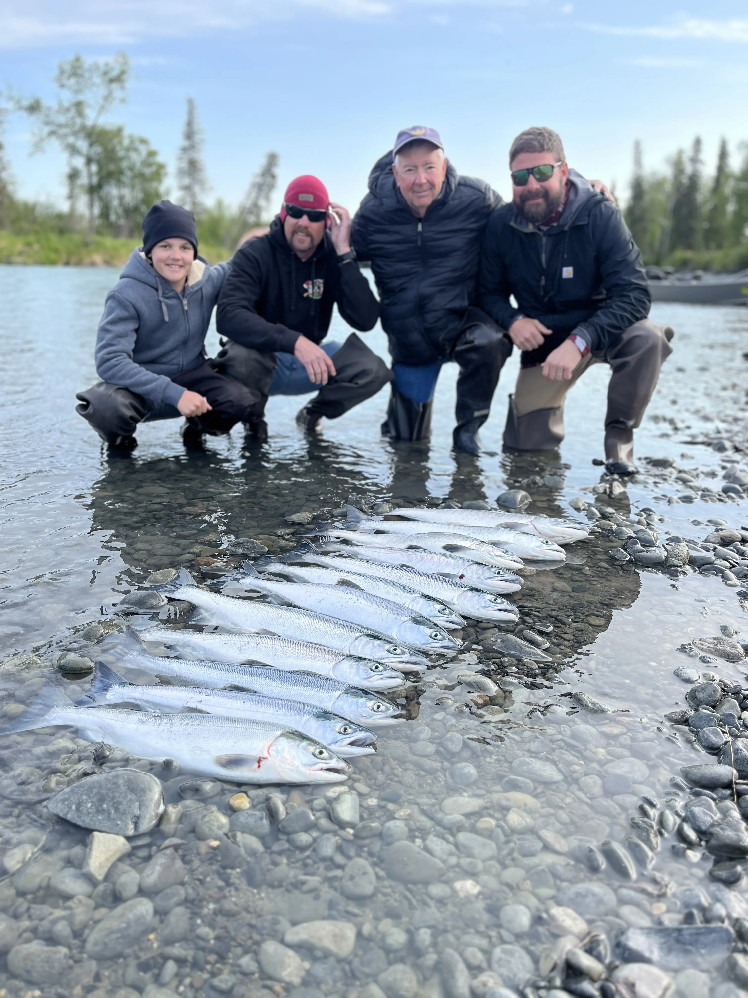 Kasilof River Sockeye Salmon Limits On The Bank Kasilof River Sockeye Salmon Limits On The Bank
