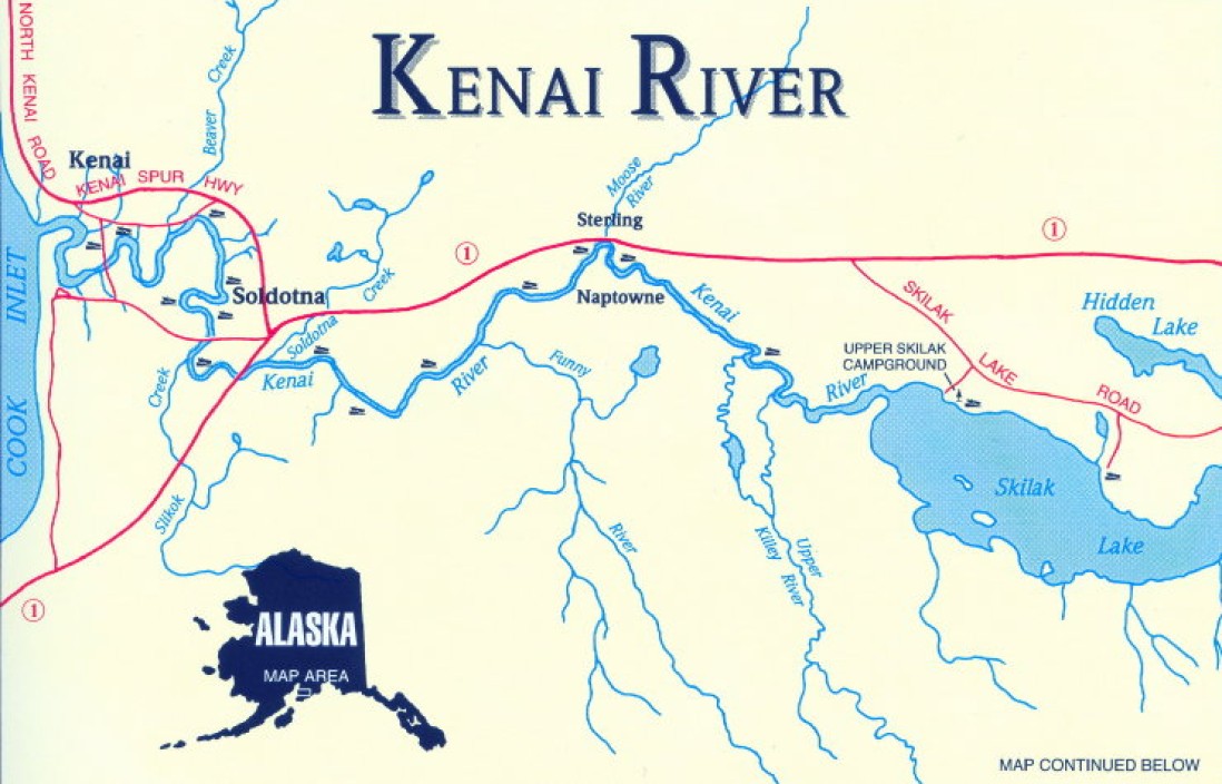 Where We Fish On The Kenai River