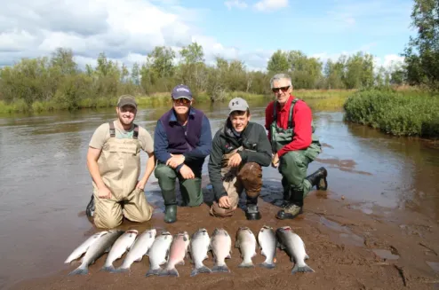 Alligators in Alaska: Fly Out Silver Salmon Fishing