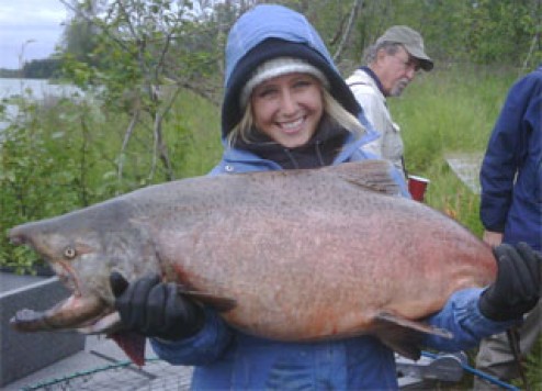 Woman with a Kenai King