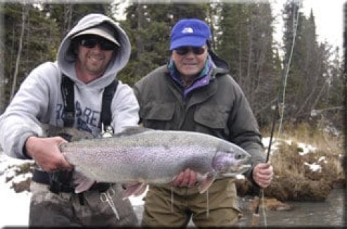 Alaska fly fishing for trout